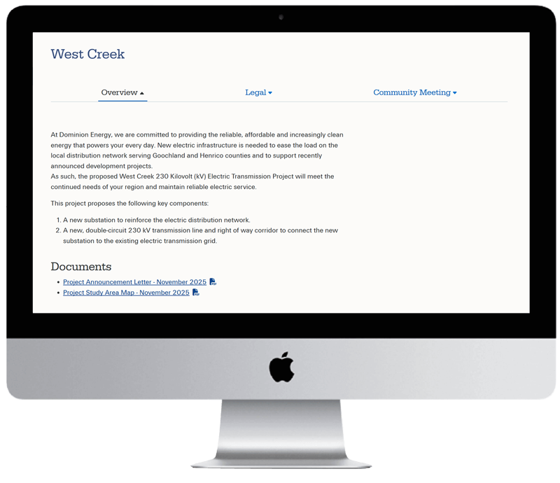 West Creek 230 kV Project
