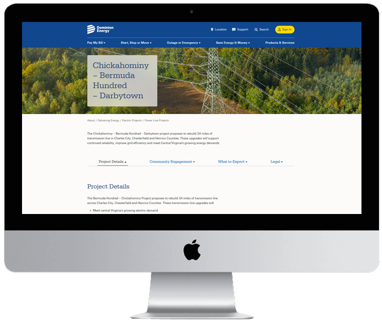Bermuda to Darbytown Transmission Line Project