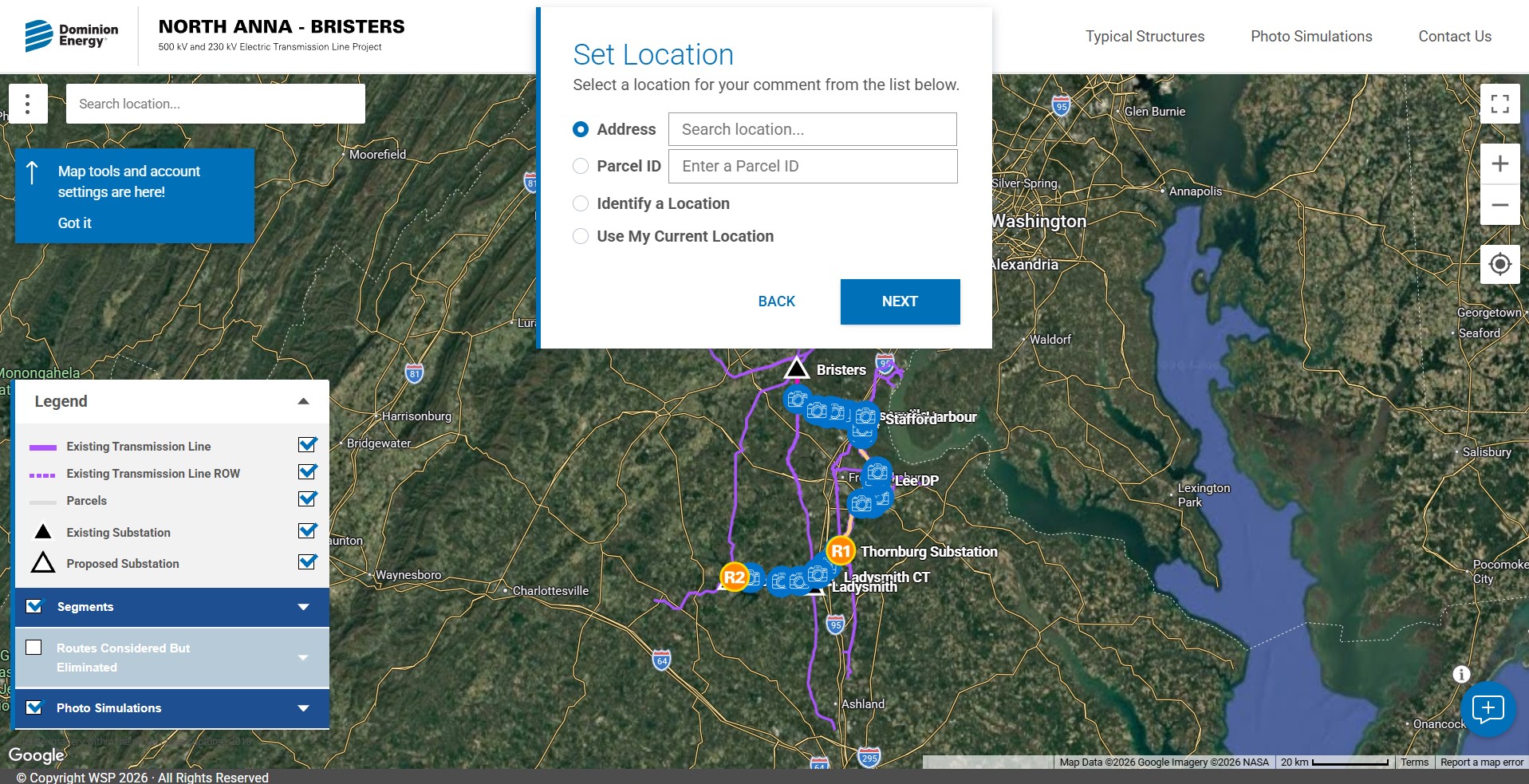 Submitting a Comment in GeoVoice