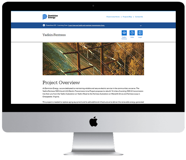 Yadkin to Fentress Transmission Line Project